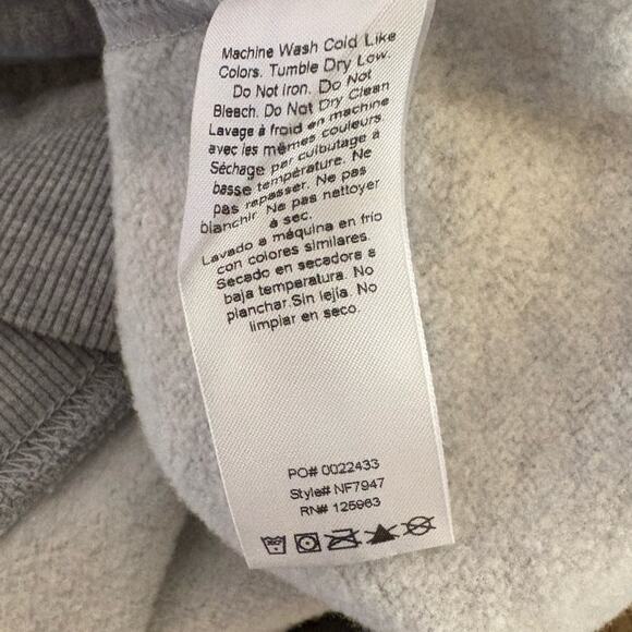 Beyond Yoga LuxeFleece Oversized Crewneck Sweatshirt Grey Sz L NF7947 Womens EUC - Picture 11 of 12